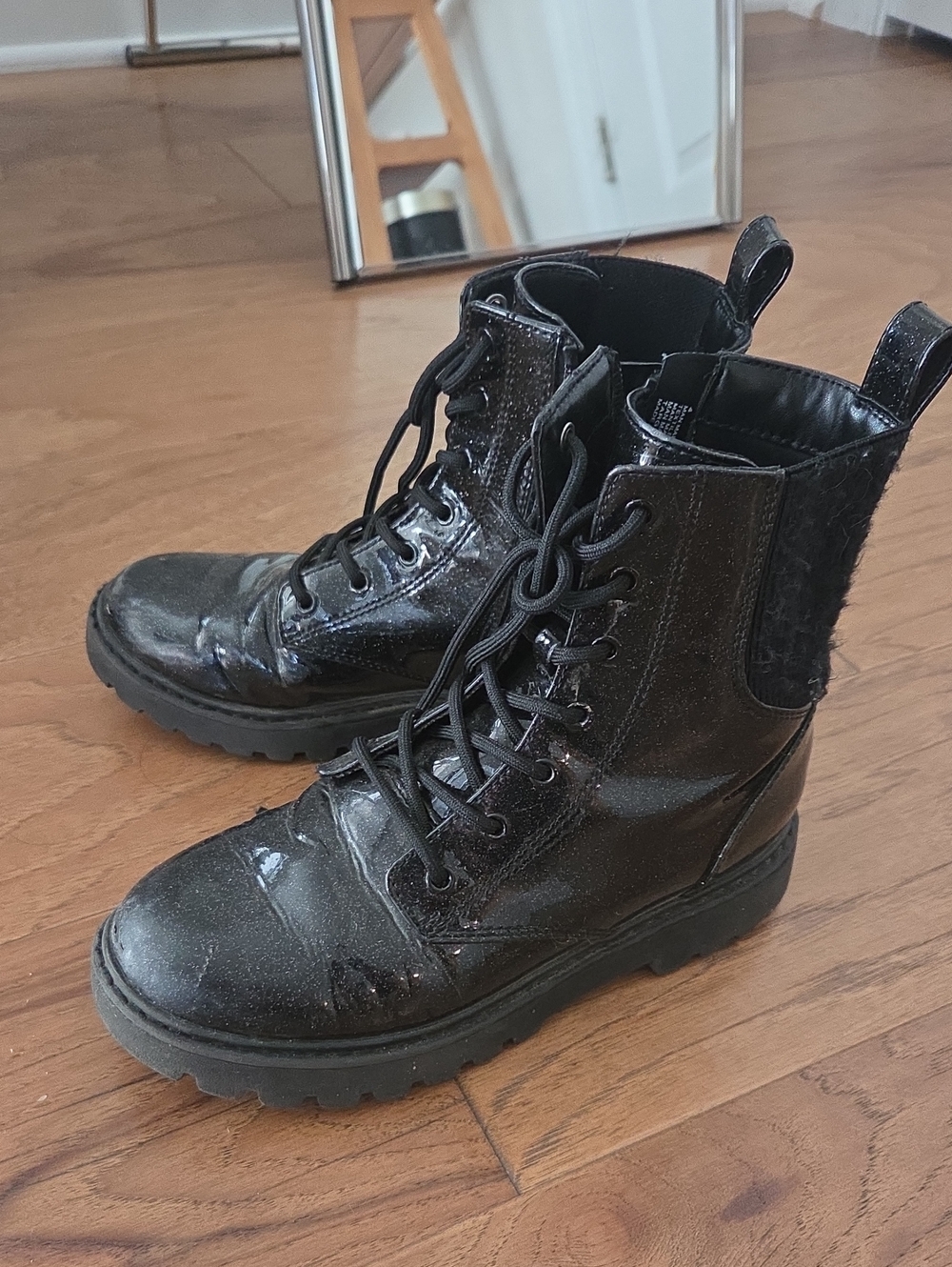 Art Class Girl's Lace-Up Combat Boots